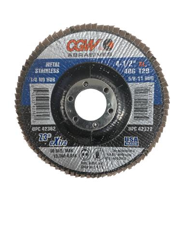 4-1/2X7/8 40X TYPE 29 XL FLAP DISC