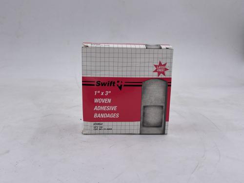 FIRST AID BANDAGE 1X3WOVEN 100/bx 12bx/c