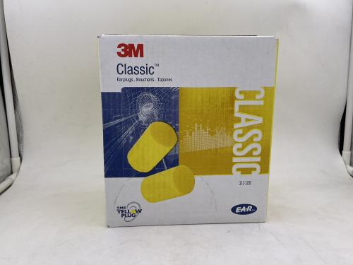 EARPLUG, CLASSIC YELLOWUNCORDED 200 PR/B