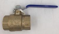 BALL VALVE, BRASS1-1/4 600PSI NPT