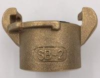 CROWFT,B 1.5  FNPT SB2 BRBRASS,TAPER