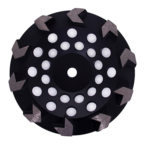 7X5/8-11 10 SEGMENT ARROW CUP WHL