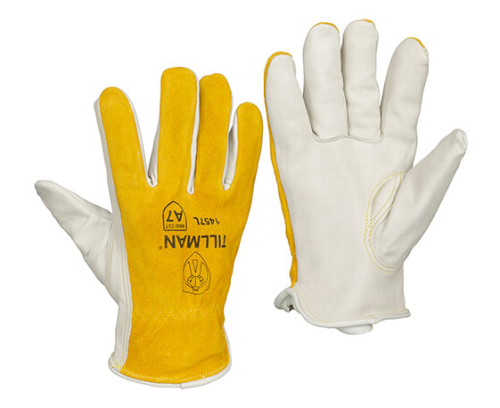 1457 Top Grain/Split Cowhide Back A7 Cut Resistant Drivers Gloves