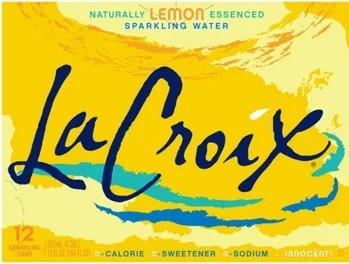 LACROIX LEMON SPARKLING WATER
