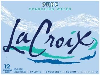 LACROIX PURE SPARKLING WATER