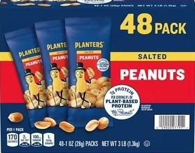 PLANTERS PEANUTS 48 CT