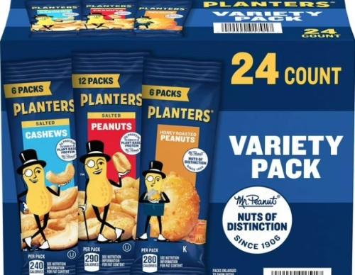 PLANTERS NUT VARIETY 24PK