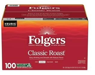 FOLGERS CLASSIC K-CUPS-100CT