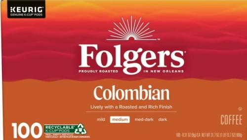 Folgers 100% Colombian Medium