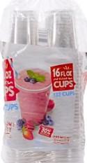 Clear Plastic Cups 16 oz., 13