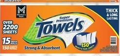 Thick and Long Select & Tear Paper Towels