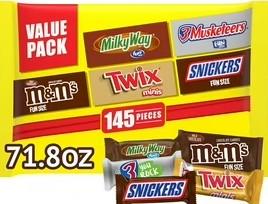 M&M's, Twix, Snickers and Mor
