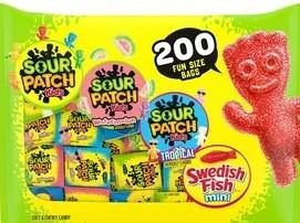 SOUR PATCH KIDS and SWEDISH F