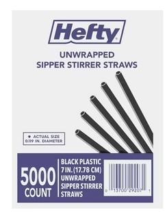 Hefty Unwrapped Plastic Sippe