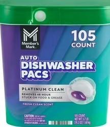 PLATINUM DISHWASHER CLEAN PACKS