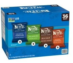 KETTLE VARIETY PACK OF CHIPS