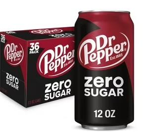Dr. Pepper Zero Sugar 36pk