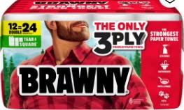 Brawny Tear-a-Square 3-Ply Pa