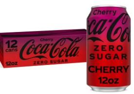 CHERRY COKE ZERO SUGAR CHERRY SODA