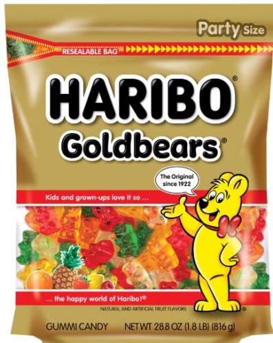 HARIBO GOLDBEARS GUMMY BEARS