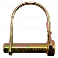 3/8 x 1-5/8 - Round Wire Lock Pin Zinc