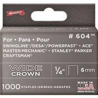 STAPLE HD WIDE CROWN 1/4IN    