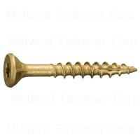 #51264 #9 X 1-1/2" EXT TAN SABERDRIVE SCREW 25lb. (3975pcs.)