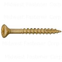 #50795 #9 X 1-3/4" EXT TAN SABERDRIVE SCREW 25# (3750pcs.)