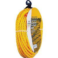 ROPE POLYP TWIST YEL 3/8X50   
