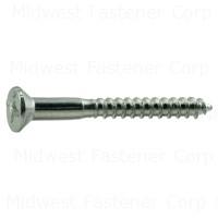 #12 x 2" Zinc Plated Steel Phillips Flat Head Wood Screw