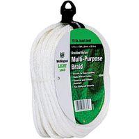 ROPE NYLON BRAID 1/4X100 FT   