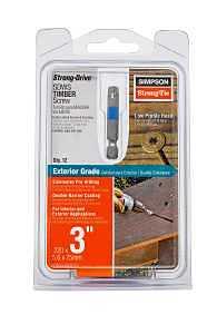 SDWS TIMBER SCREW 3" 12/PK