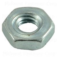 #10-32 Zinc Plated Grade 2 Steel Fine Thread Hex Machine Screw Nut