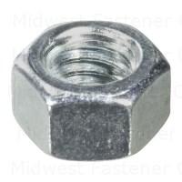 3/8"-16 Zinc Plated Grade 2 Steel Coarse Thread Finished Hex Nut