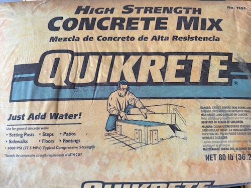 QUIKCRETE CONCRETE MIX 80LB