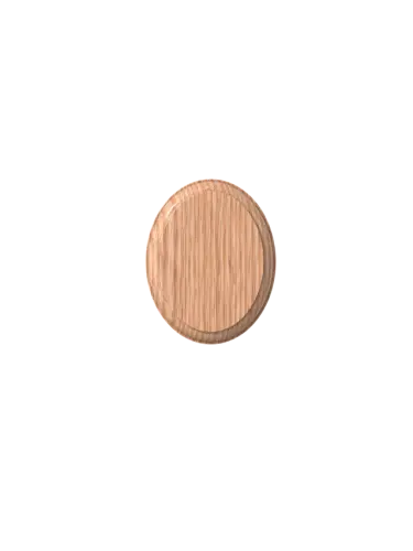 OVAL ROSETTE RED OAK