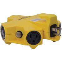 TAP 5 OUTLET GND POWERLINK YEL