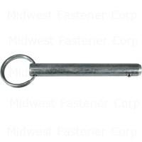 3/8 x 2-1/2 - Cotterless Hitch Pin Zinc