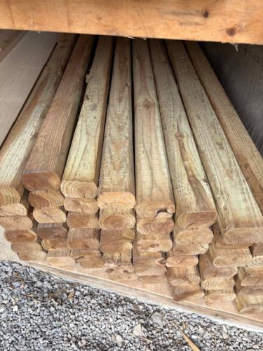 8' TIMBER LANDSCAPE-TREATED