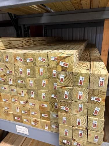 4x4x8' #1 SYP MCA TREATED GROUND CONTACT BOARD