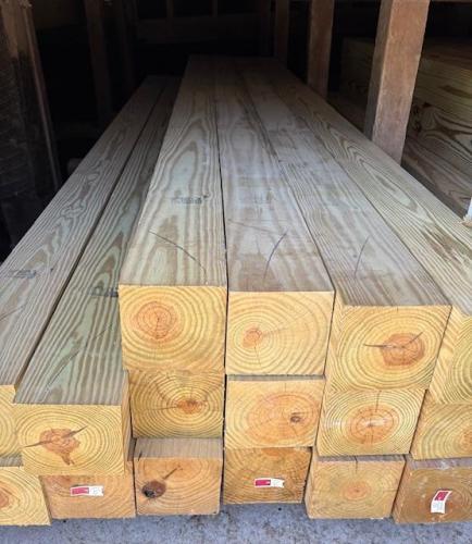 6x6x8' #1 SYP MCA TREATED GROUND CONTACT