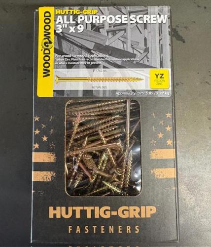 SCREW ALL PURPOSE YELLOW 3" TORX 5LB