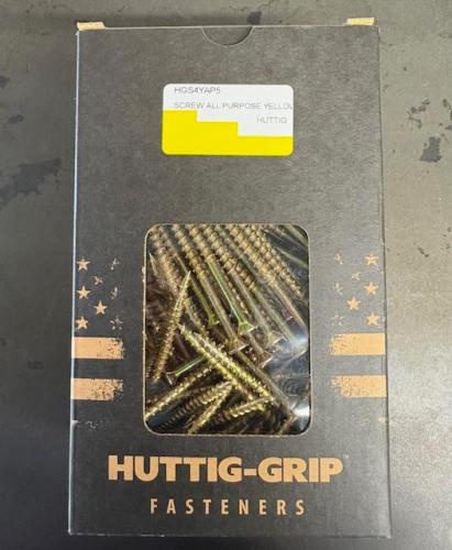 SCREW ALL PURPOSE YELLOW 4" TORX 5LB