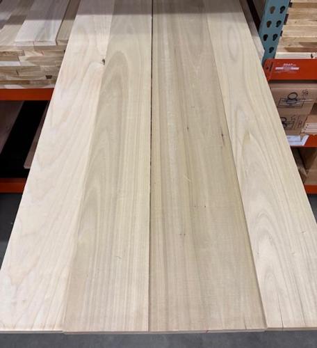 13/16" FAS POPLAR RNDM WIDTH SLR-1E 12'