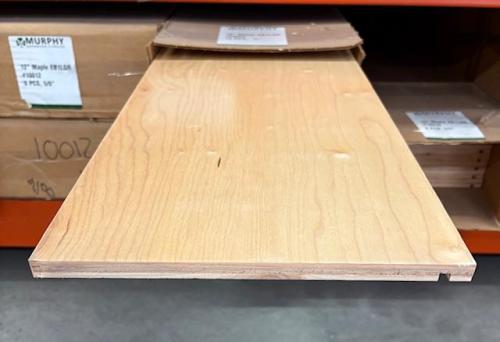 10"x1/2" UV MAPLE DRAWER SIDE 8'