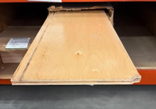 9"x1/2" UV MAPLE DRAWER SIDE 8'