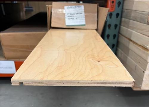 8"x1/2" UV MAPLE DRAWER SIDE 8'