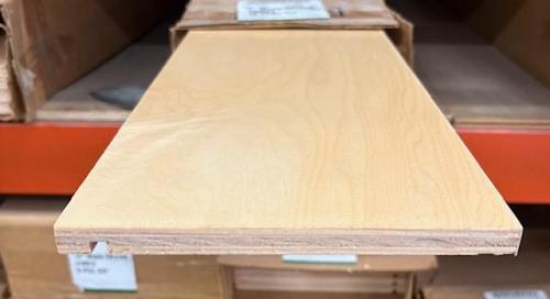 7"x1/2" UV MAPLE DRAWER SIDE 8'