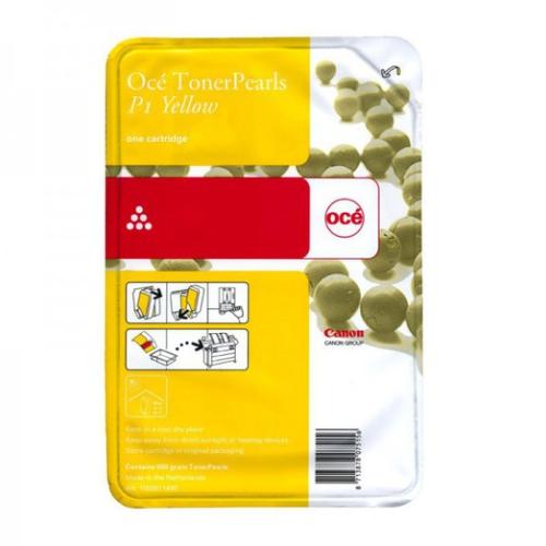 Oce Yellow TonerPearls for ColorWave 600 1 Bottle per Carton