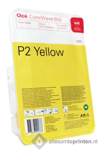 Oce Yellow TonerPearls for ColorWave 650 - 1 Bottle per Carton